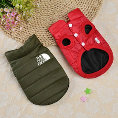 Double Sided Dog Coat, Winter Warm Pet Clothes for Small Medium Dogs