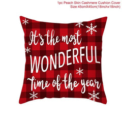 Cartoon Christmas Pillow Cover