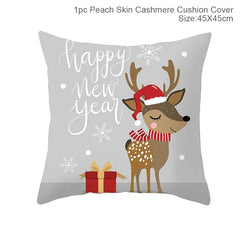 Cartoon Christmas Pillow Cover