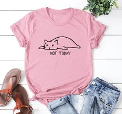 Not Today Lazy Cat Shirt