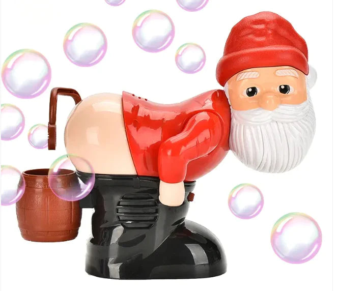 Electric Santa Claus Bubble Machine with Music & Light