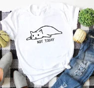 Not Today Lazy Cat Shirt