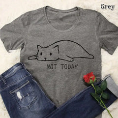 Not Today Lazy Cat Shirt