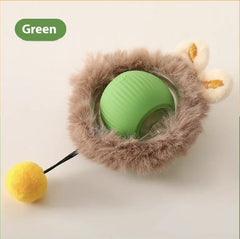 Interactive Self-Rolling Cat Toy - Fun & Stress Relief for Pets