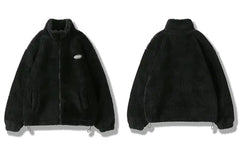 Hip Hop Winter Fleece Fluffy Jacket