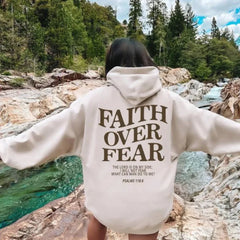 Faith Over Fear Christian Hoodie