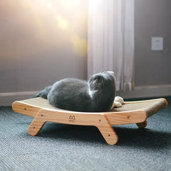 Wood Cat Scratch Board Vertical  Sofa Protection Toy